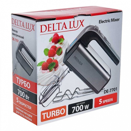 Миксер 700Вт DELTA LUX DE-7701 
