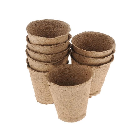 Горшки торфяные 110х100мм круглый