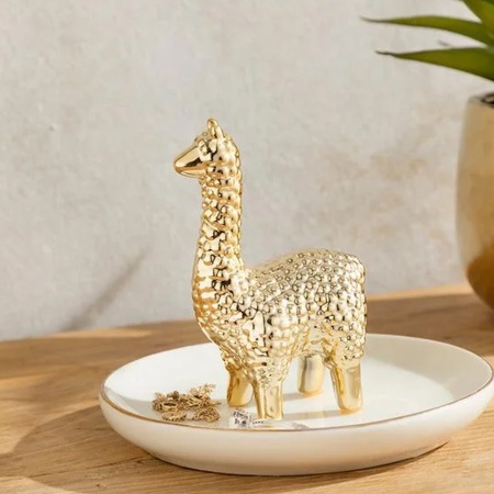 Держатель ювелирных изделий 11,5x11,5x9,3см Sweet Animals Золотой