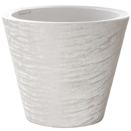 Кашпо Декор "Кашемир" 5л Белый КШ-9340