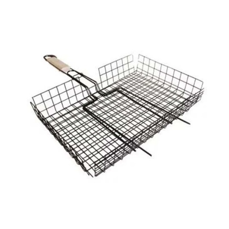 Решетка для барбекю глубокая большая (оксид) 410 х 335 L-715мм