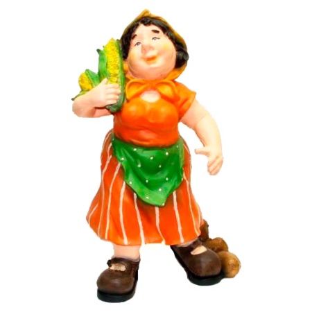 Фигурка Баба с кукурузой